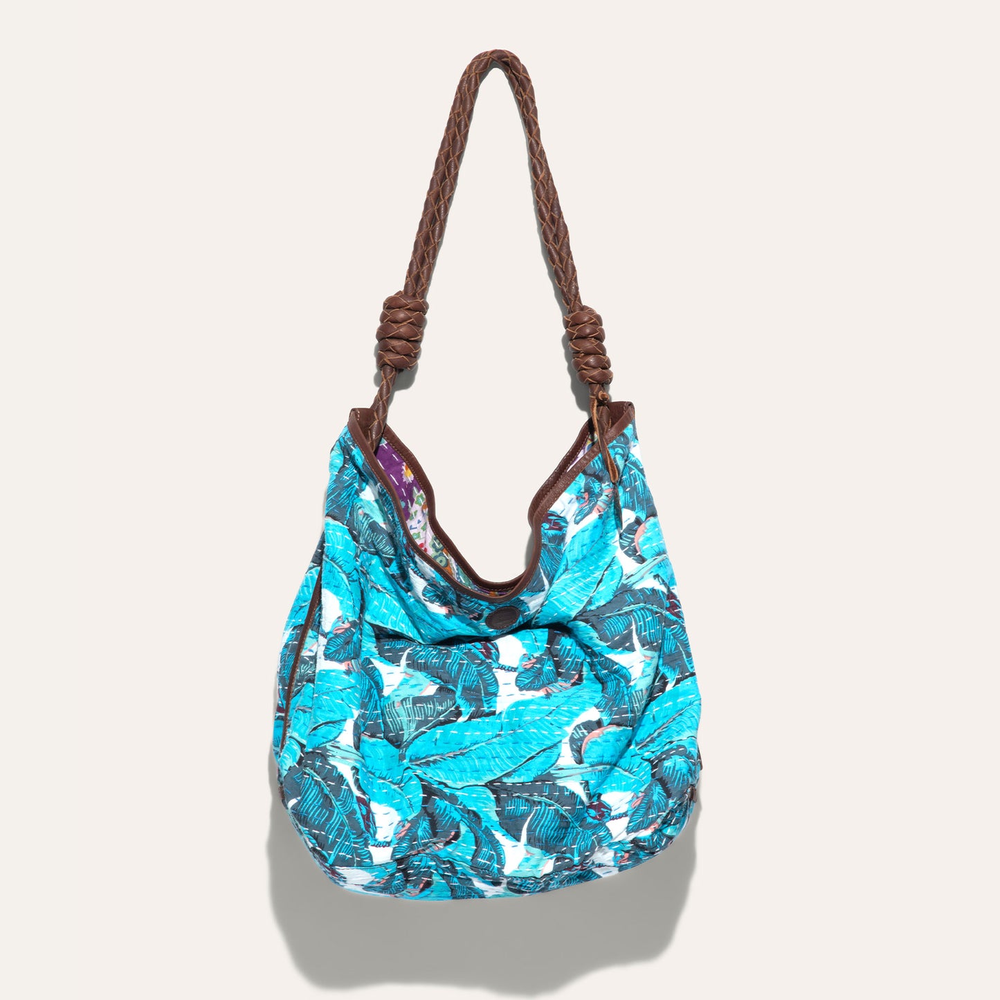 Kantha Reversible Quilted Hobo