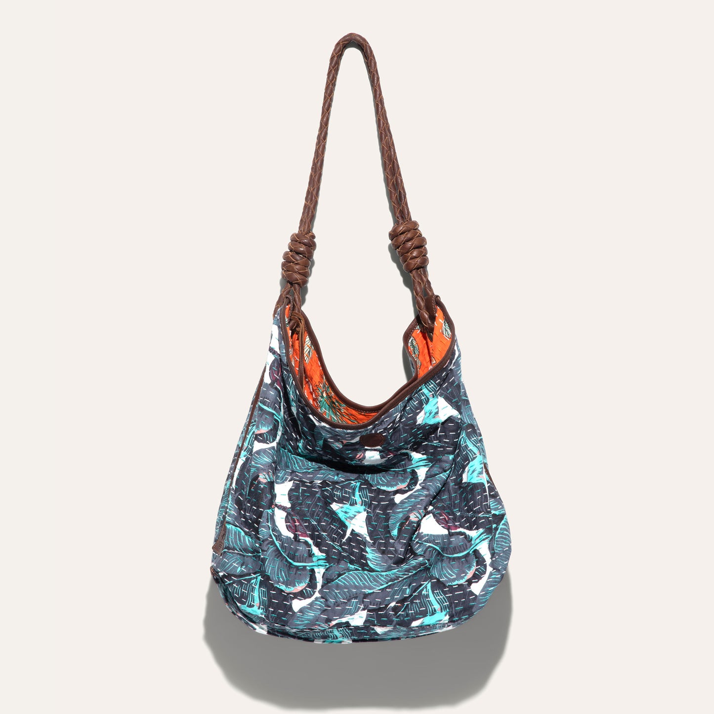 Kantha Reversible Quilted Hobo
