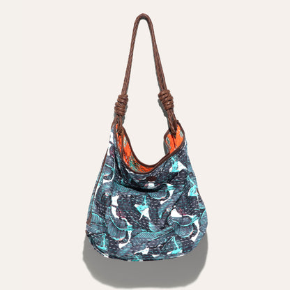 Kantha Reversible Quilted Hobo