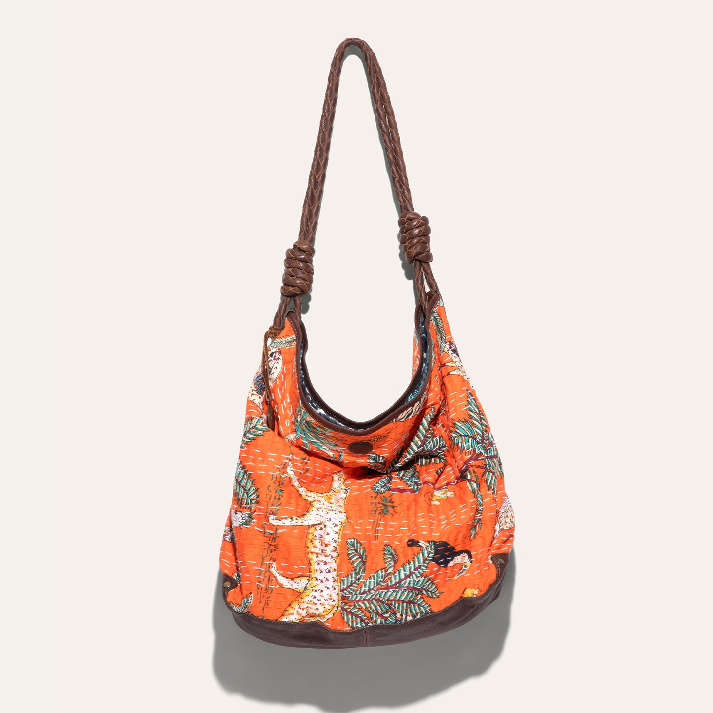 Kantha Reversible Quilted Hobo