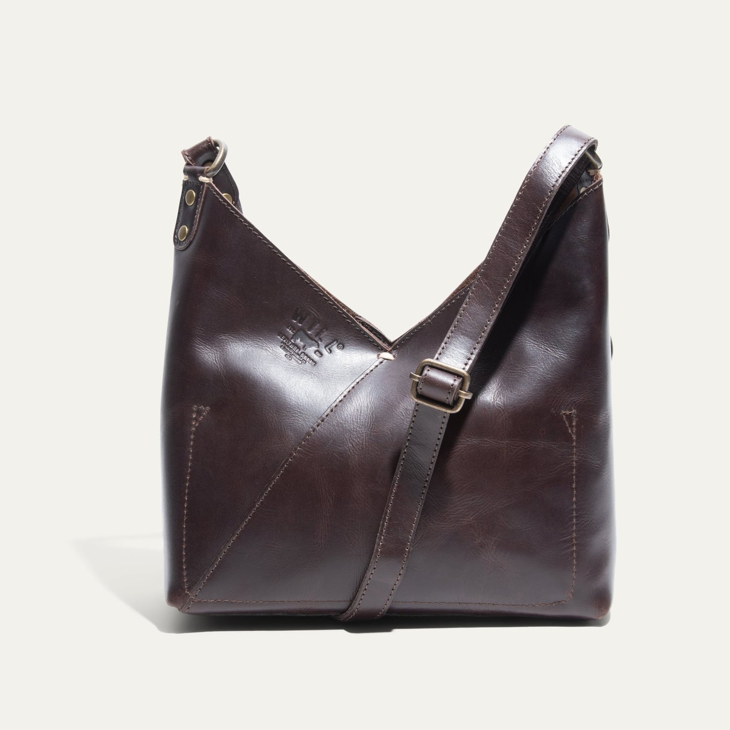SIMPLE "V" HOBO - Will Leather Goods