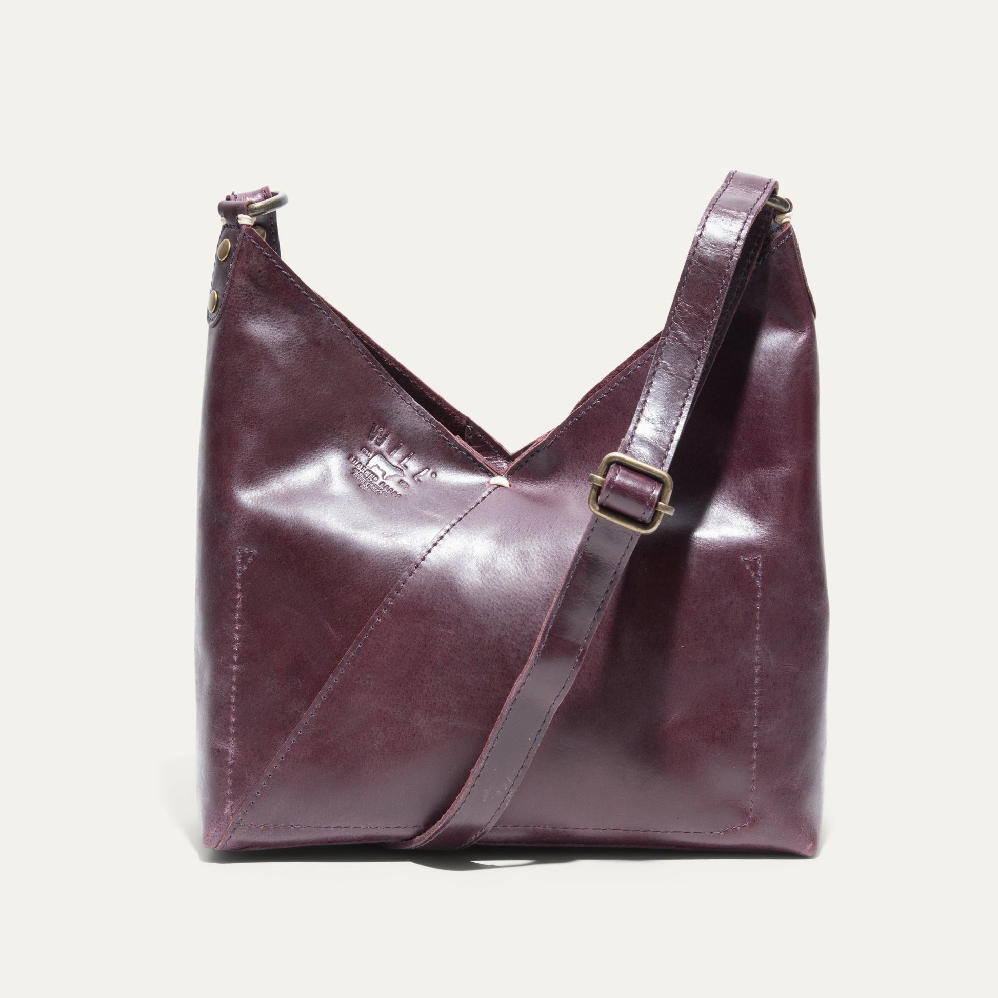 SIMPLE "V" HOBO - Will Leather Goods