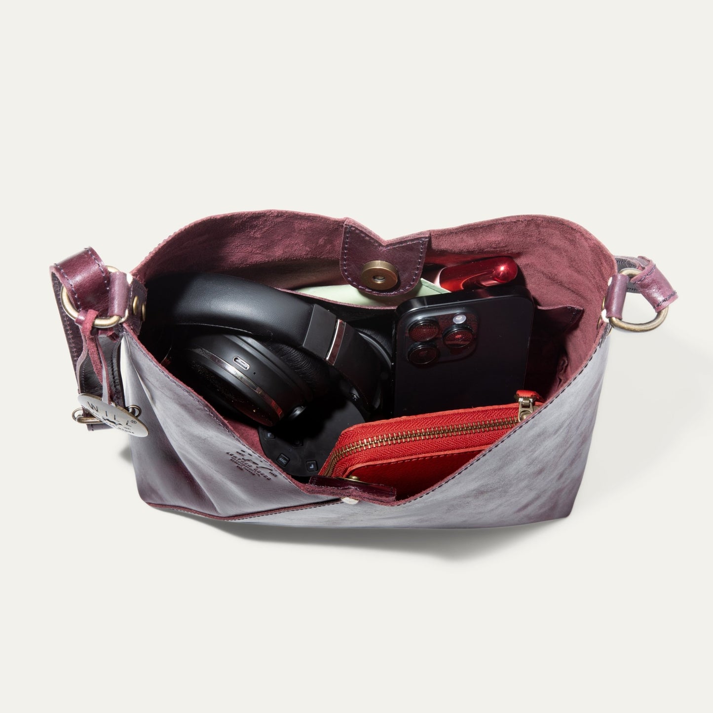 SIMPLE "V" HOBO - Will Leather Goods