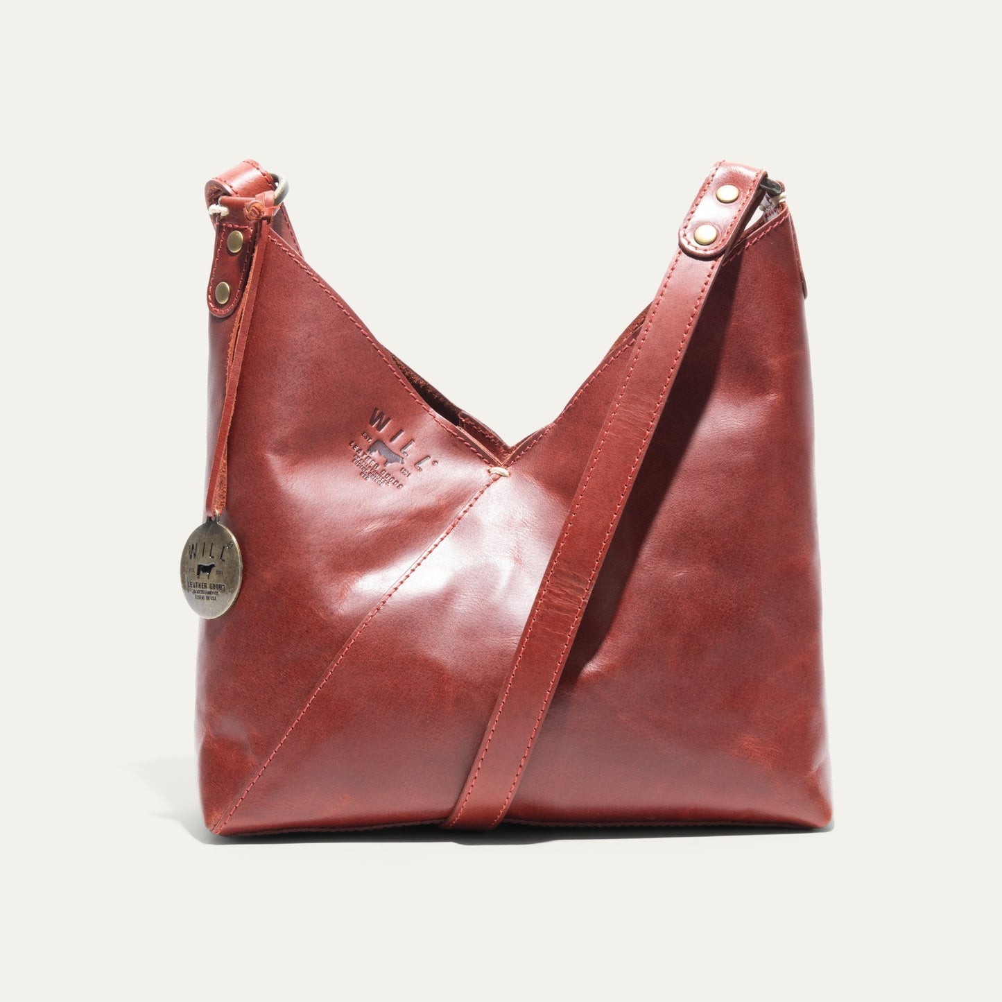 SIMPLE "V" HOBO - Will Leather Goods