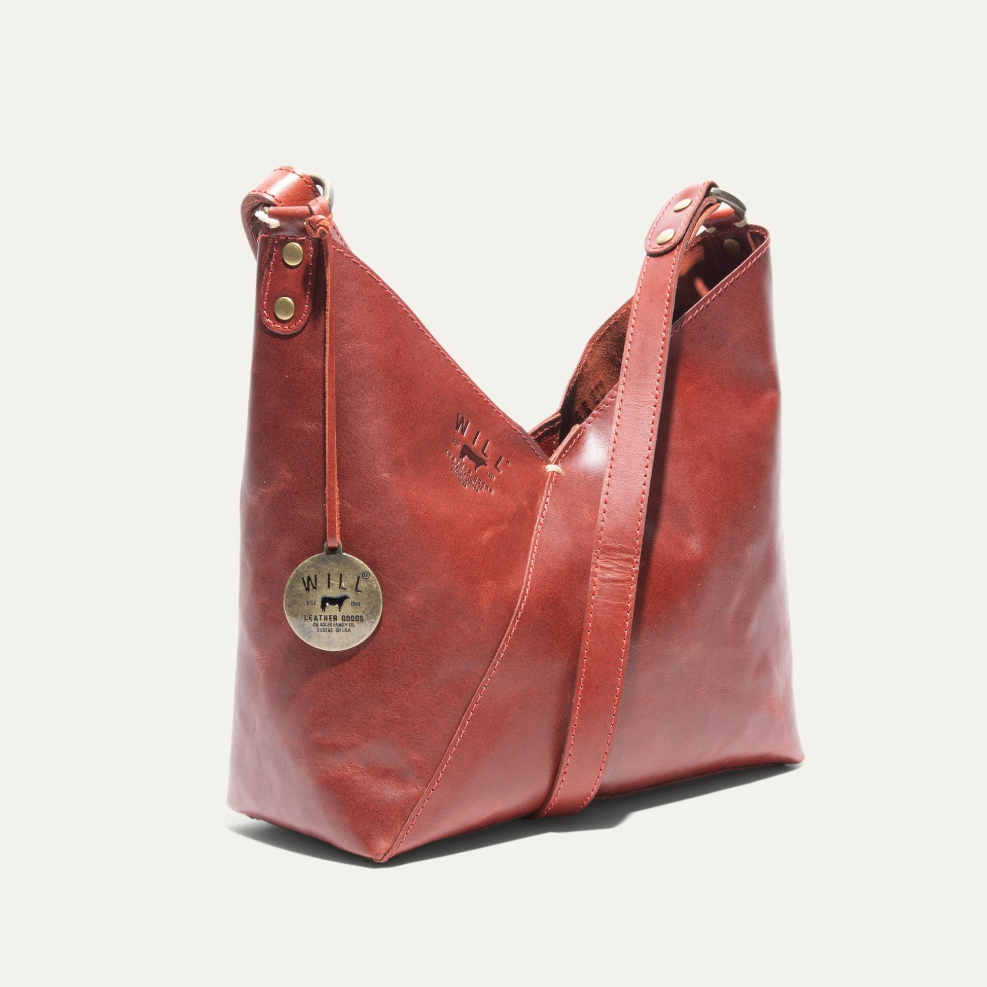 SIMPLE "V" HOBO - Will Leather Goods