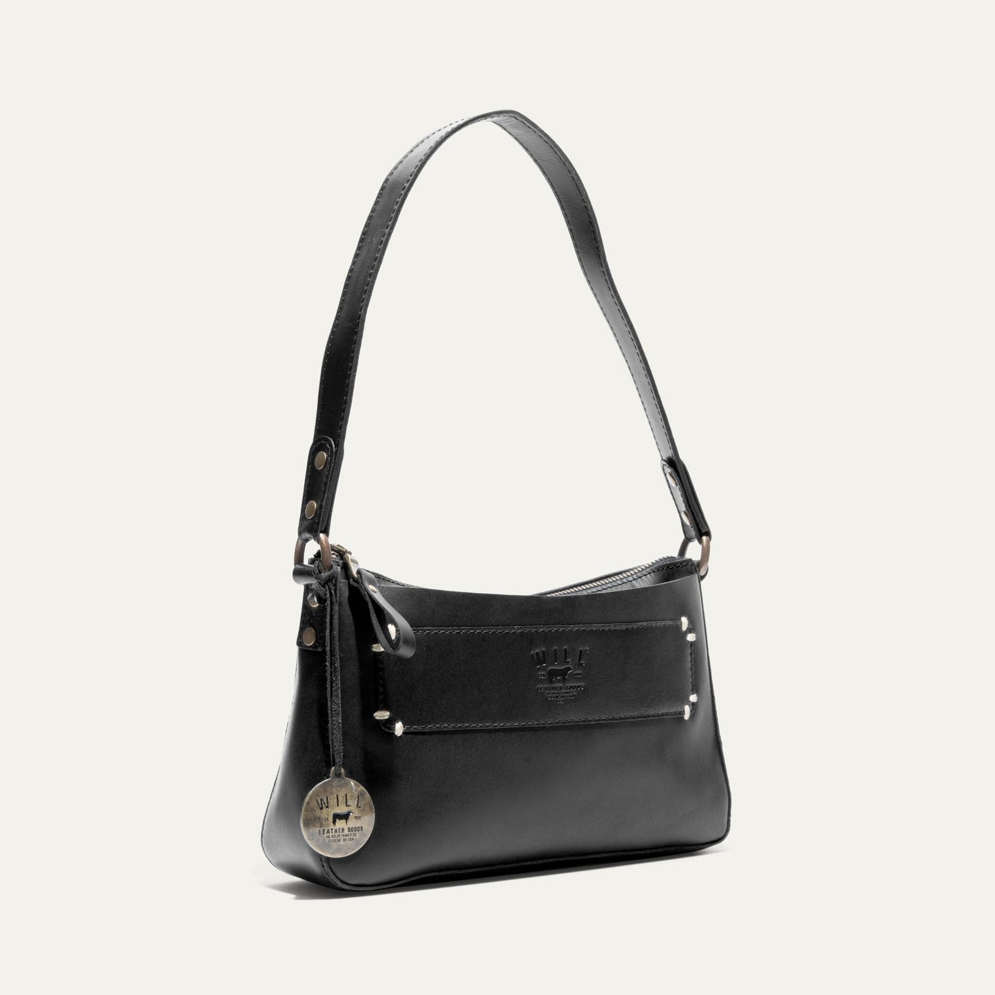 Simple Top Zip Shoulder - Will Leather Goods