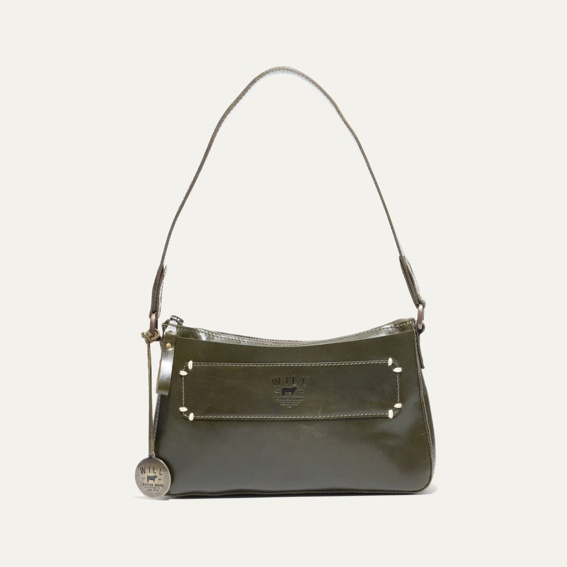 Simple Top Zip Shoulder - Will Leather Goods