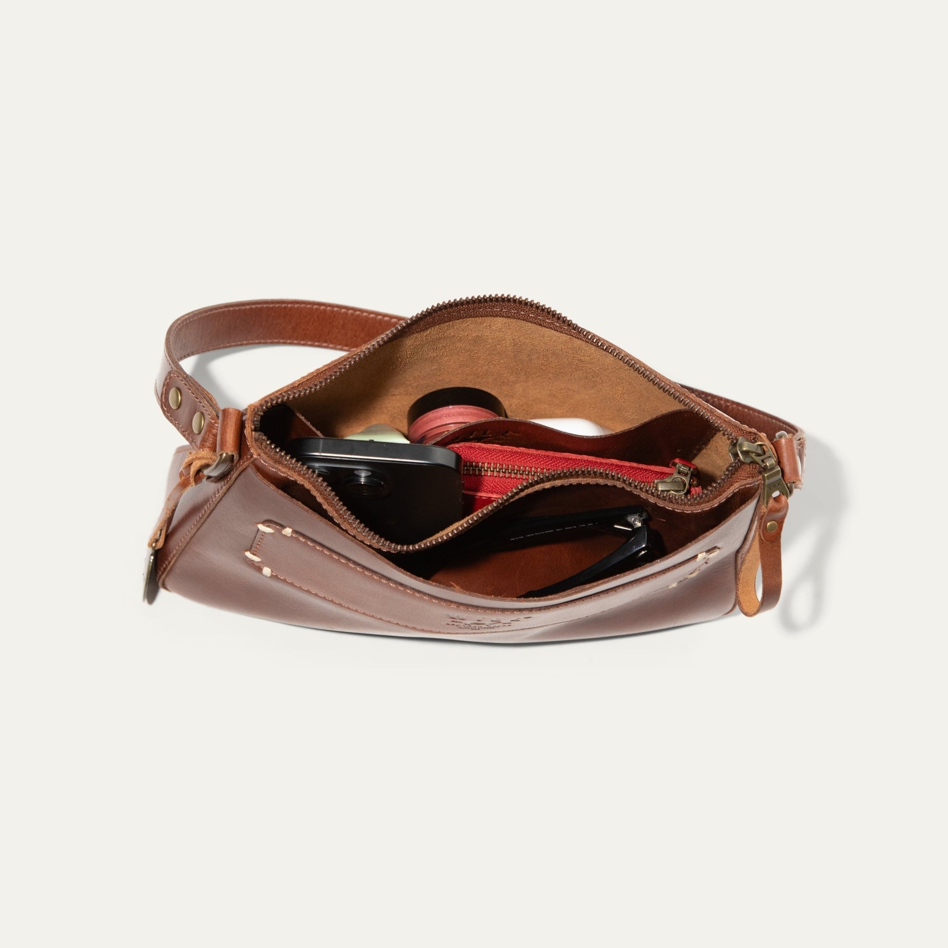 SIMPLE TOP ZIP SHOULDER - Will Leather Goods