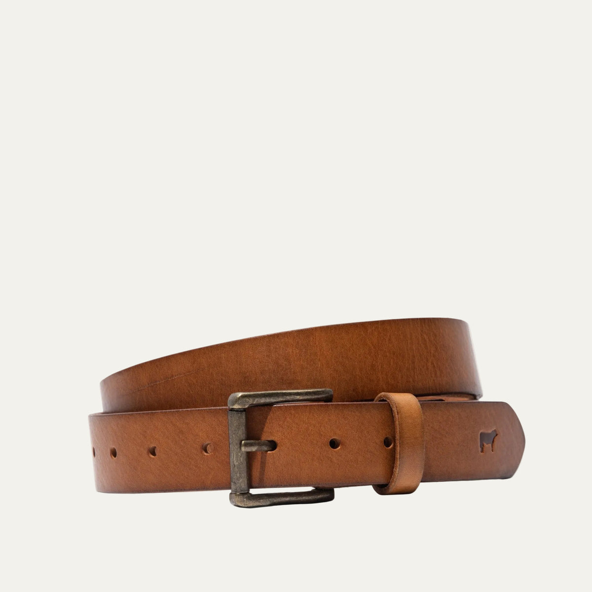 Will leather goods belt Will Leather Goods Saddle Belt- Brown - Max Porter main image 4