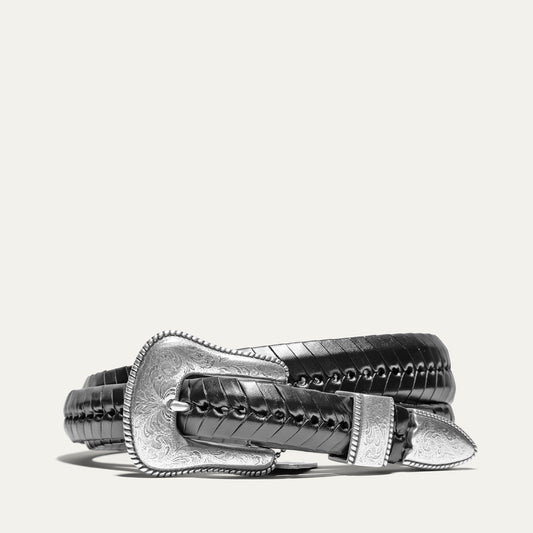 Western Lace Belt - Will Leather Goods