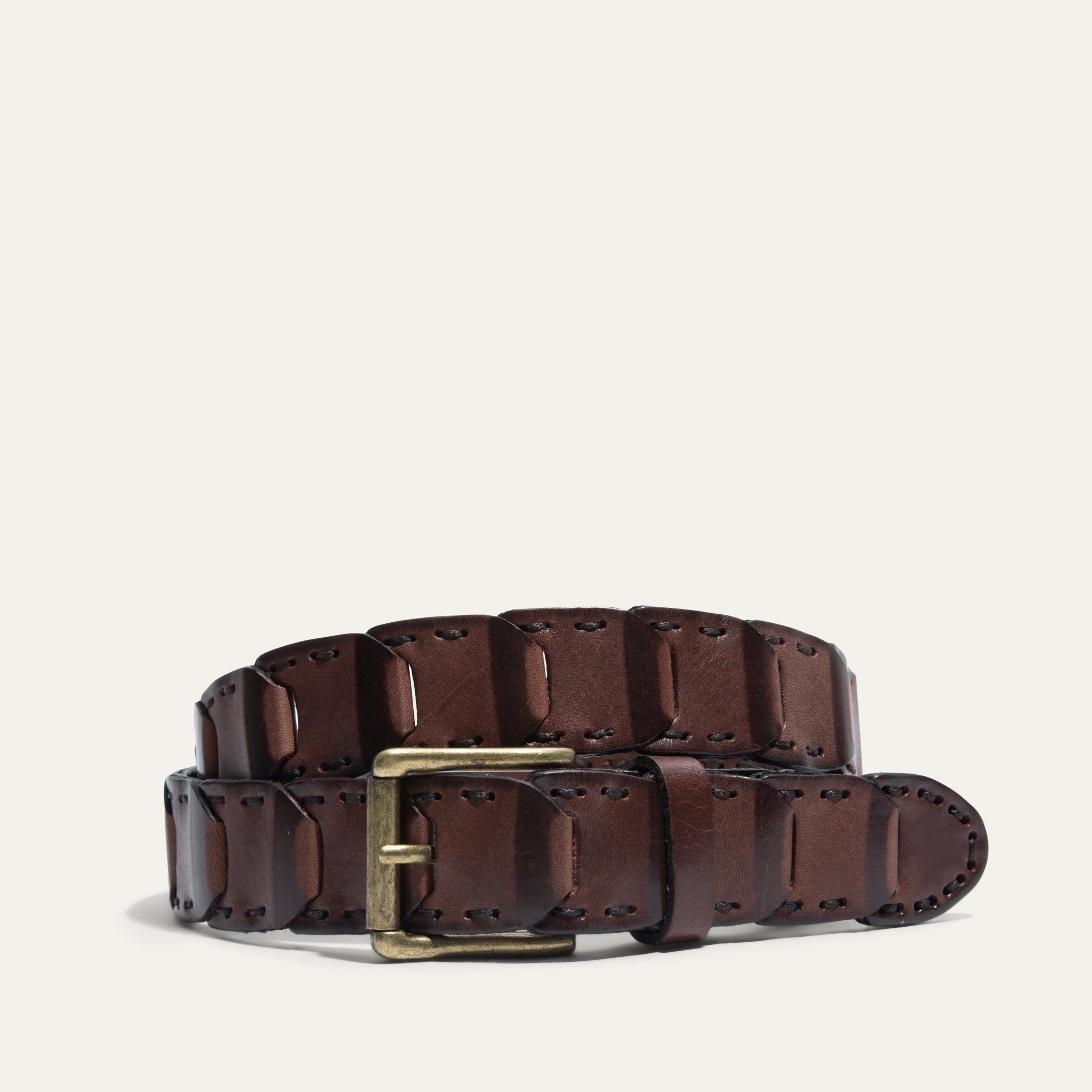 Hand Laced Link Belt - Will Leather Goods