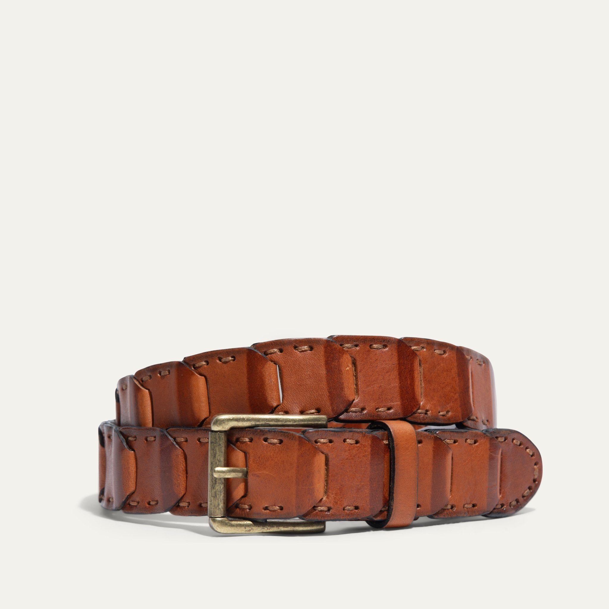 Hand Laced Link Belt - Will Leather Goods