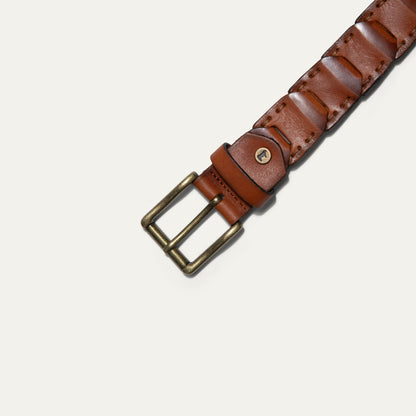 Hand Laced Link Belt - Will Leather Goods