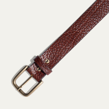 Shrunken American Bison Belt - Will Leather Goods