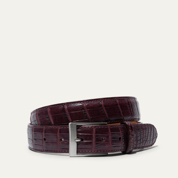 Genuine American Aligator Belt 35mm - Will Leather Goods