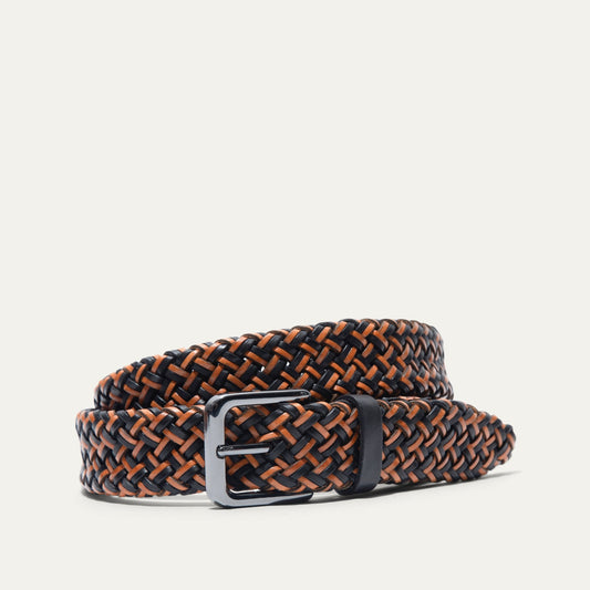 Two - Tone Tubular Braided Belt - Will Leather Goods