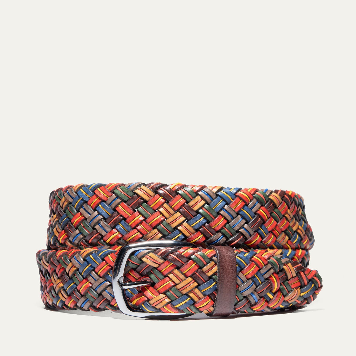 Multi-Color Tubular Braided Belt – Will Leather Goods