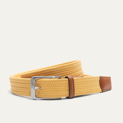 Tubular Italian Stretch Web Belt - Will Leather Goods