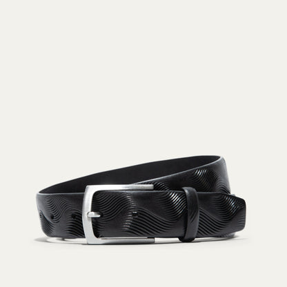 WAVE EMBOSSED BELT - Will Leather Goods