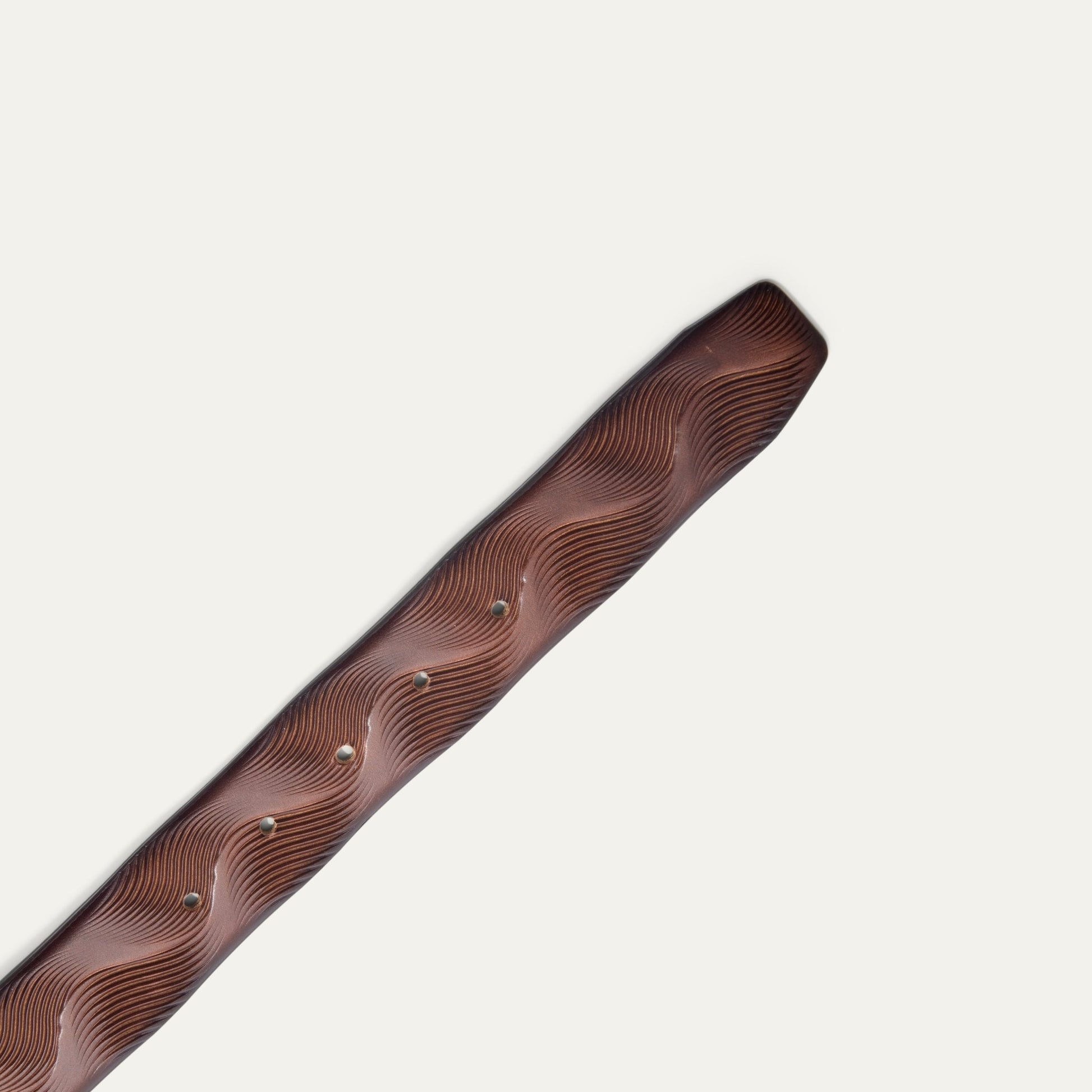 WAVE EMBOSSED BELT - Will Leather Goods