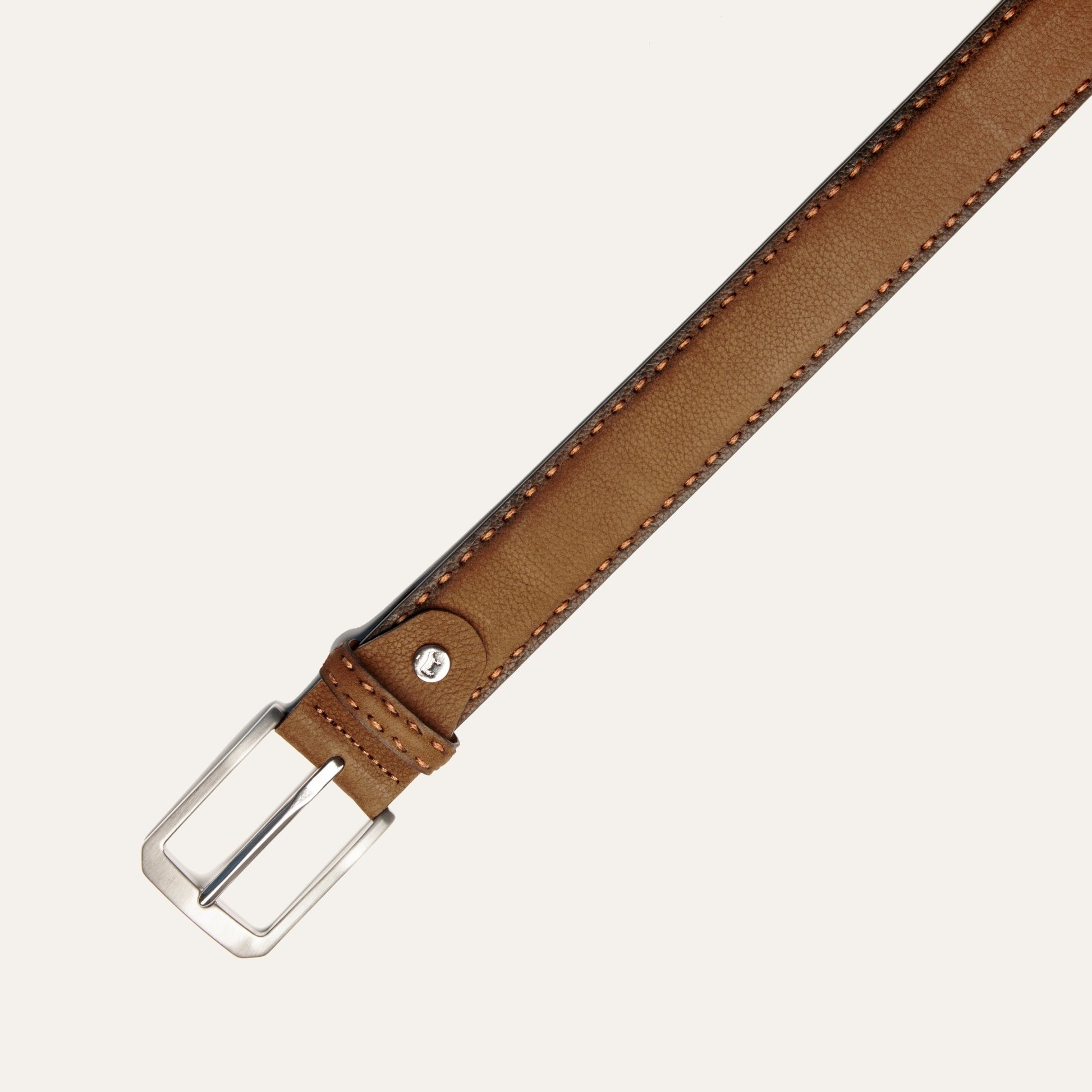 Stitched Nubuck Belt - Will Leather Goods