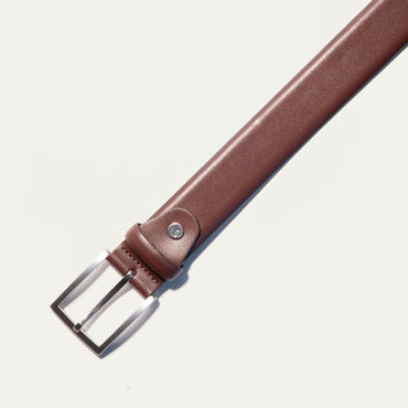 Glazed Calf Skin Belt