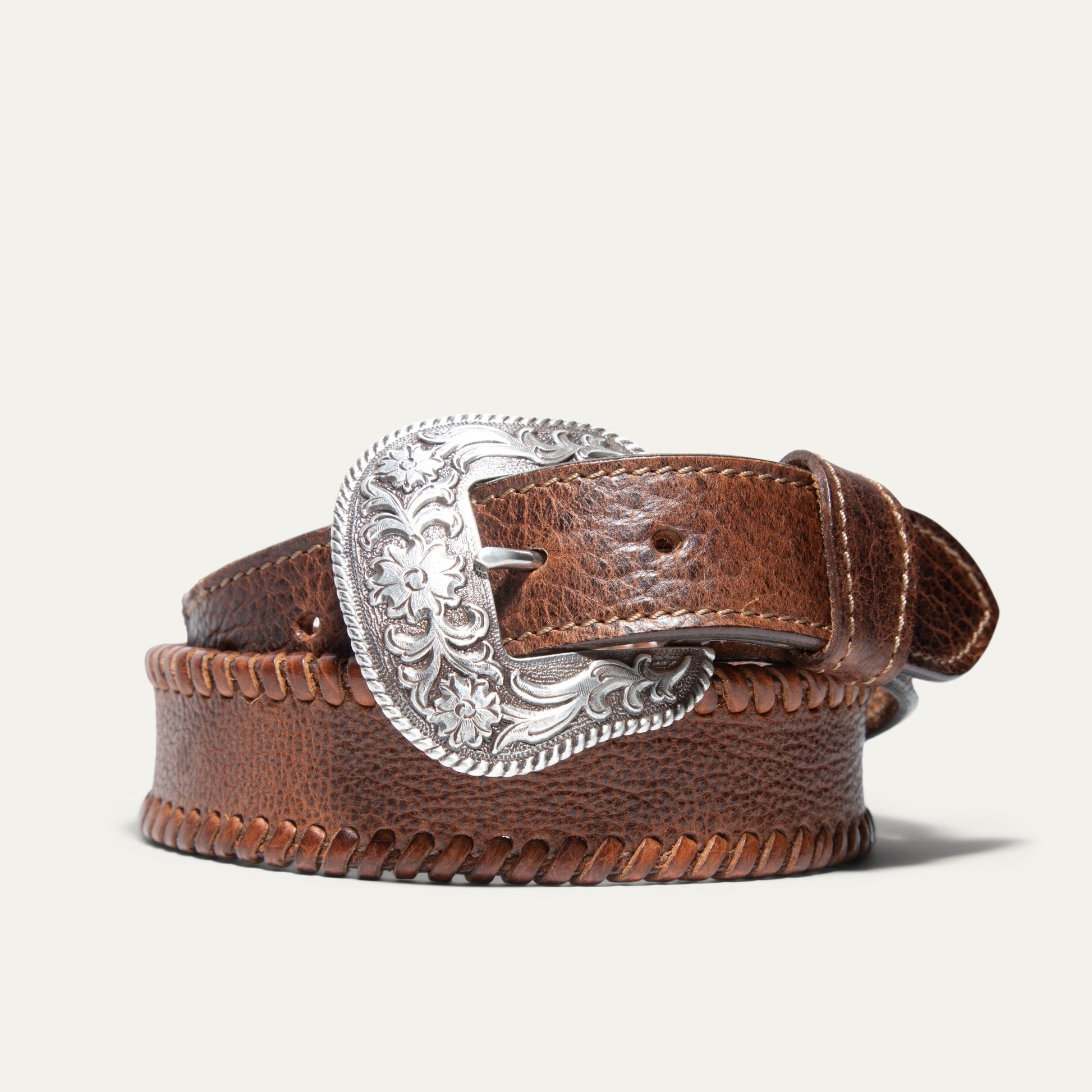 COWBOY BUFFALO WEAVE BELT - Will Leather Goods