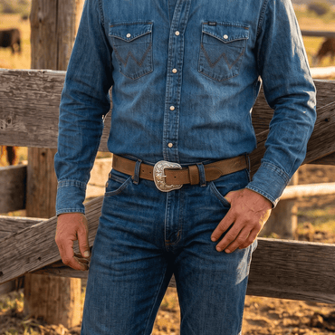 COWBOY VINTAGE WASHED BELT