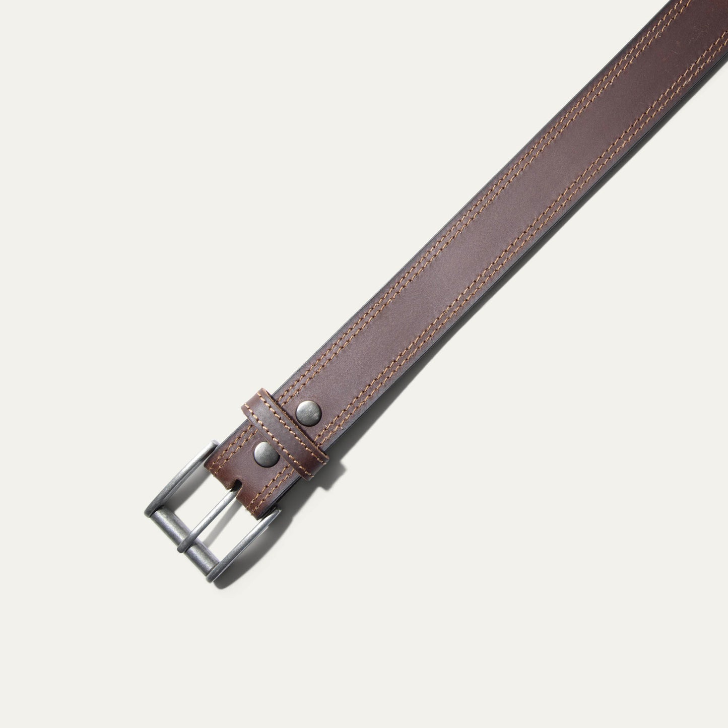 Double Stitch Antique Edge Work Belt