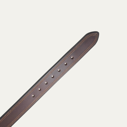 Double Stitch Antique Edge Work Belt