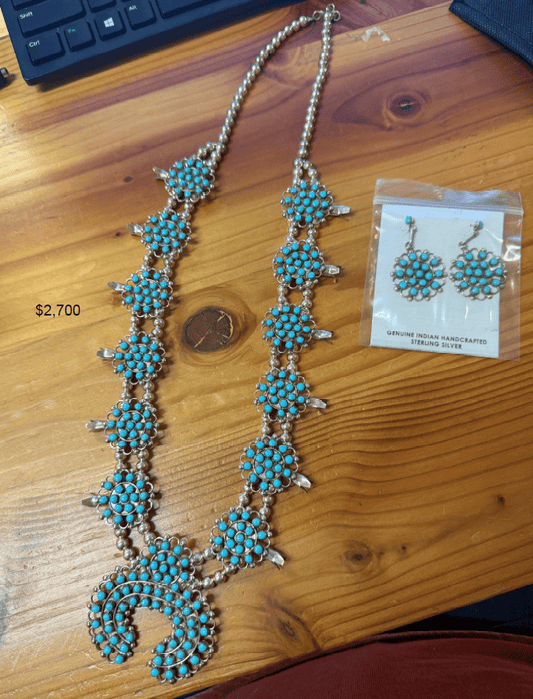 TURQUOISE JEWELRY SET - $2700 - Will Leather Goods