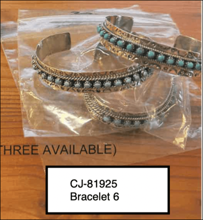 TURQUOISE BRACELET - $300 - Will Leather Goods