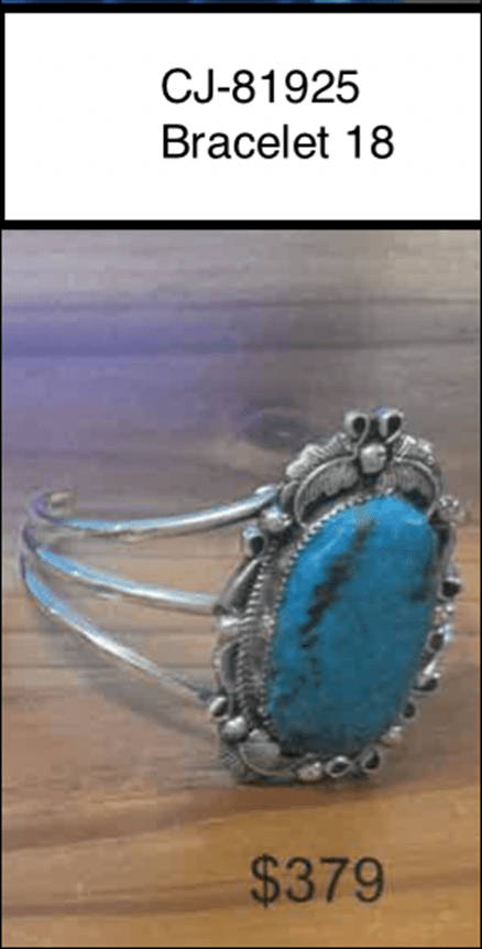 TURQUOISE BRACELET - $379 - Will Leather Goods