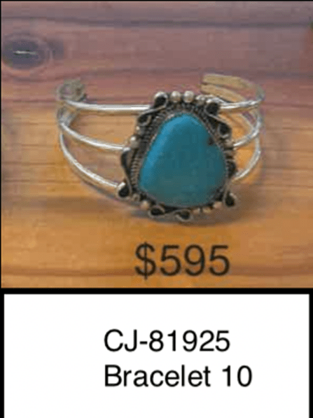 TURQUOISE BRACELET - $595 - Will Leather Goods
