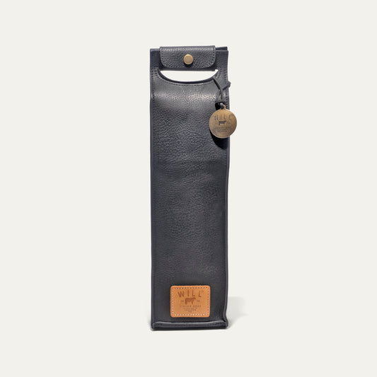 Single Leather Wine Case - Will Leather Goods