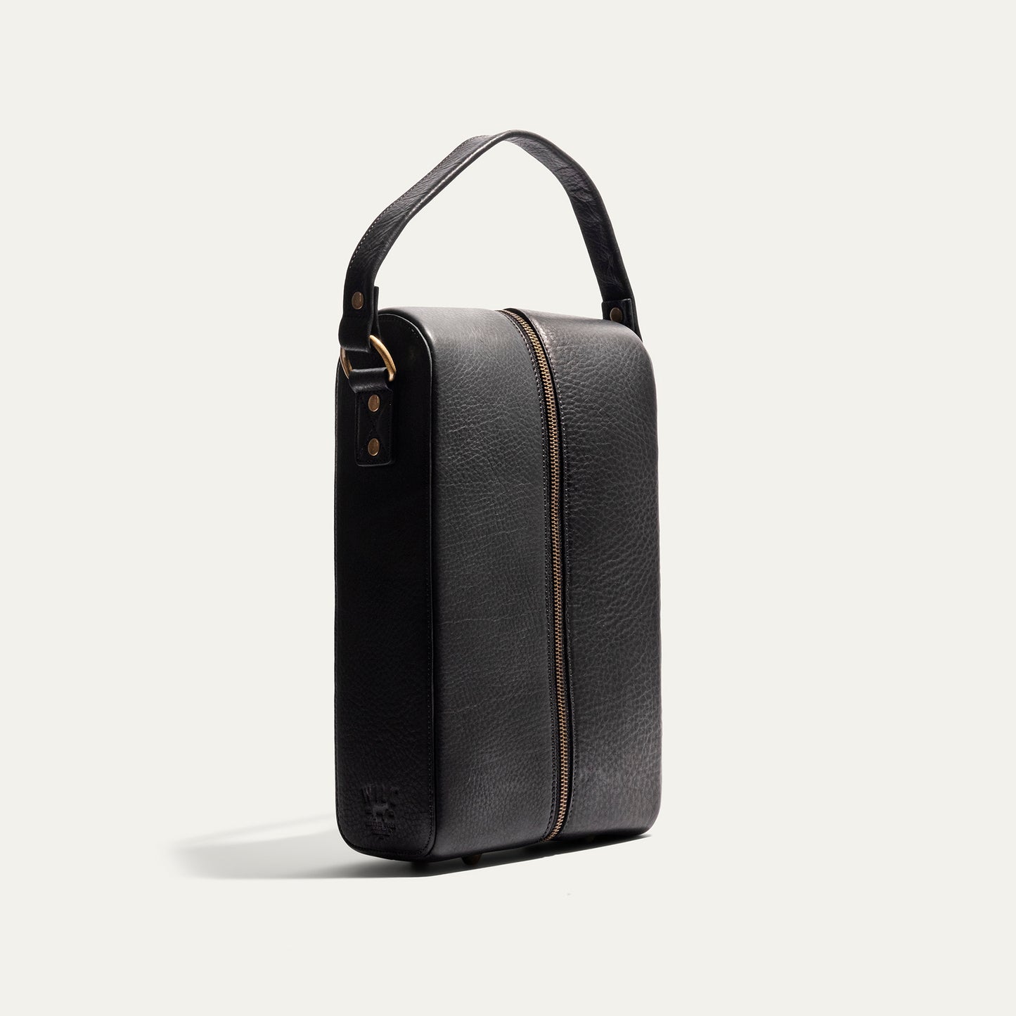 Hard Double Leather Wine Case