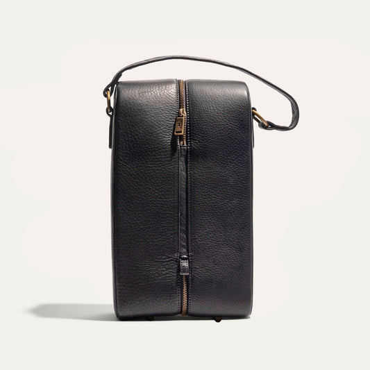 Hard Double Leather Wine Case - Will Leather Goods