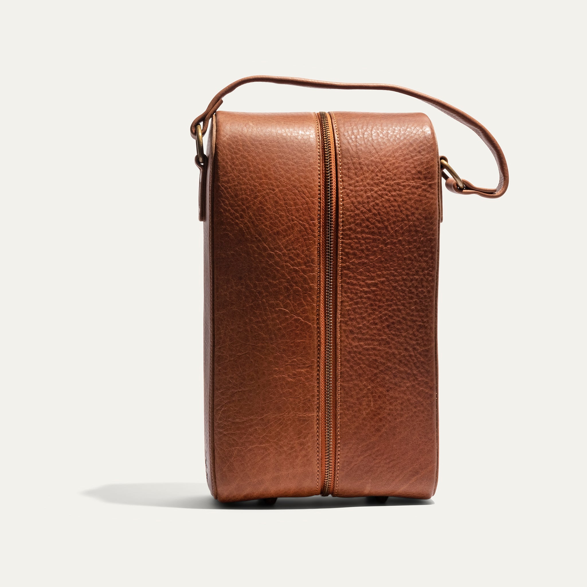 Hard Double Leather Wine Case - Will Leather Goods