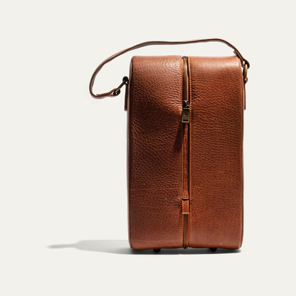 Hard Double Leather Wine Case