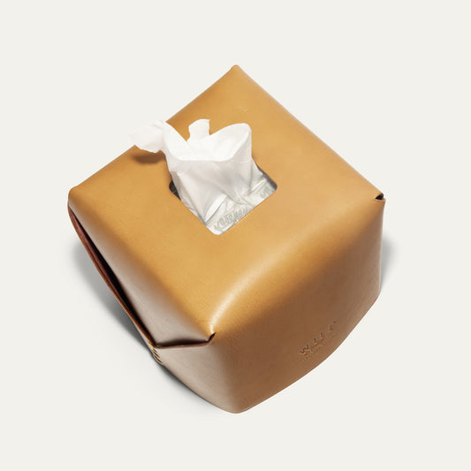 Square Tissue Box - Will Leather Goods
