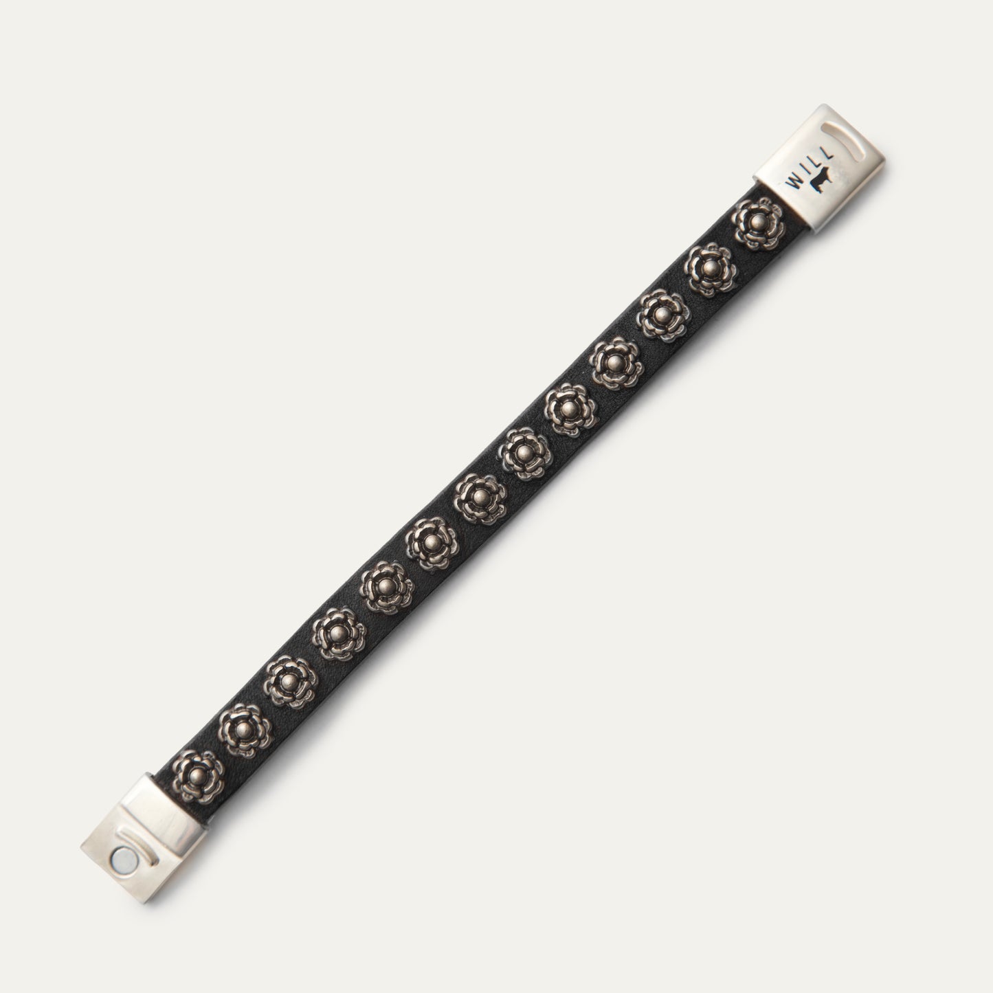 Magnetic Bracelet W/ Rose Studs