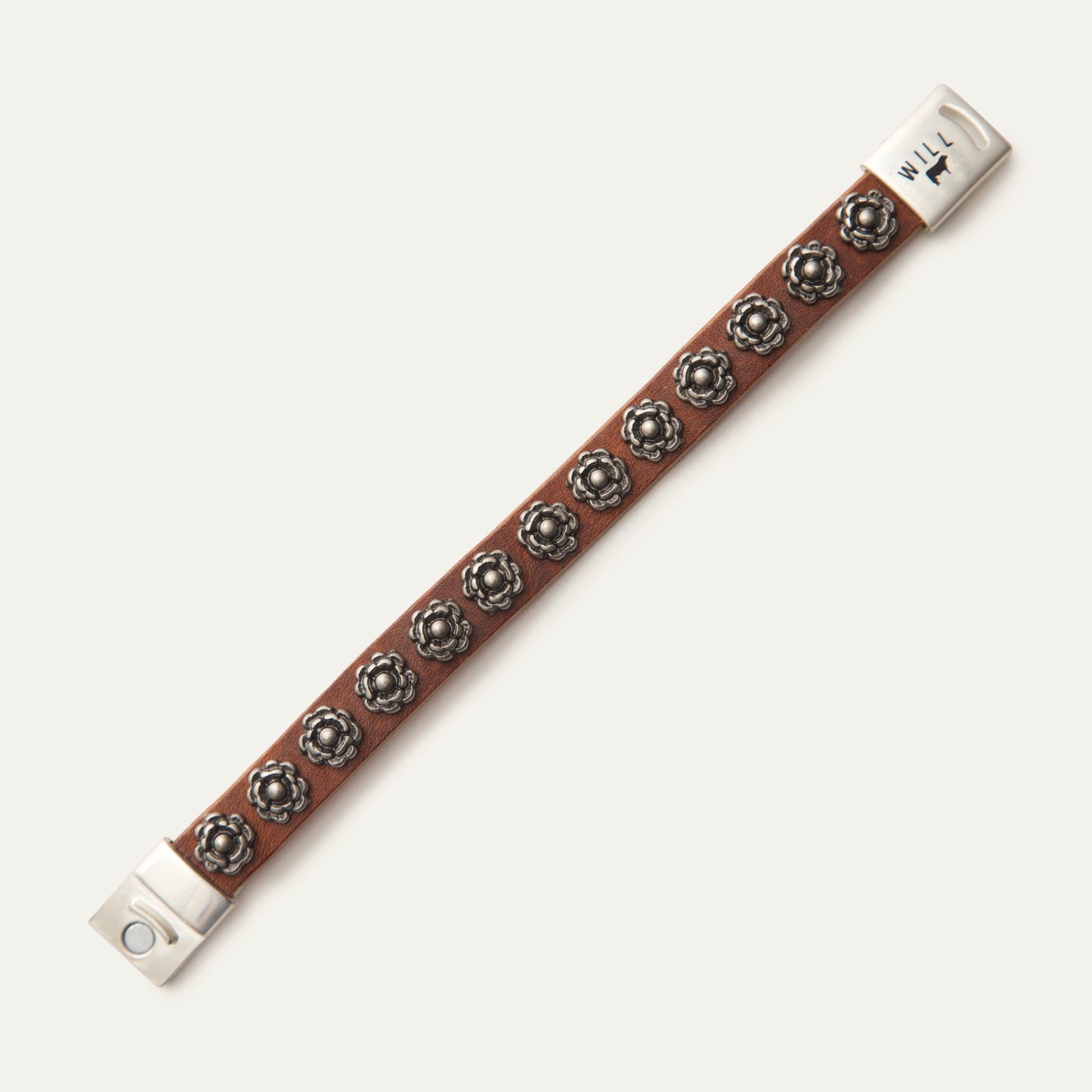 Magnetic Bracelet W/ Rose Studs