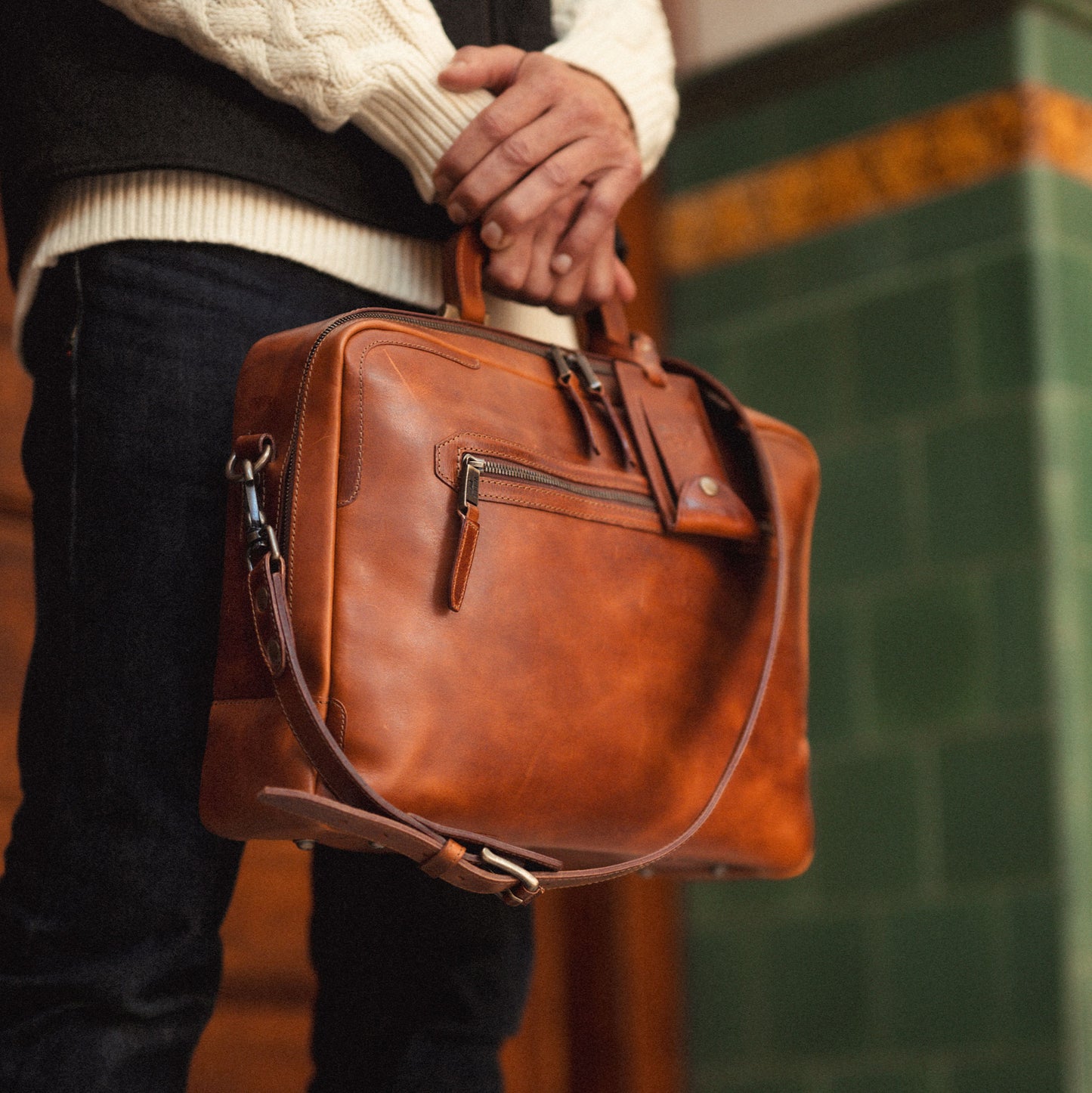 The Continental Briefcase - Will Leather Goods