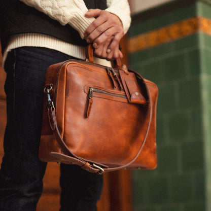The Continental Briefcase - Will Leather Goods
