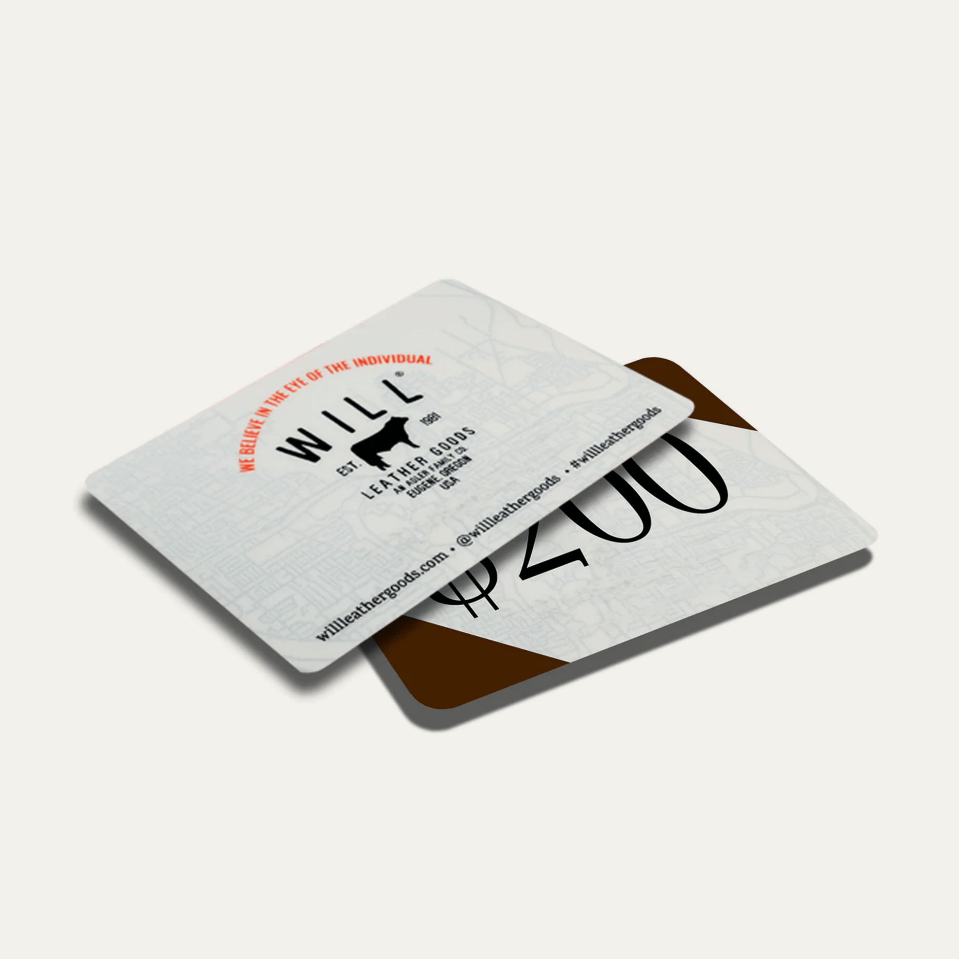 Will's Gift Card - Will Leather Goods