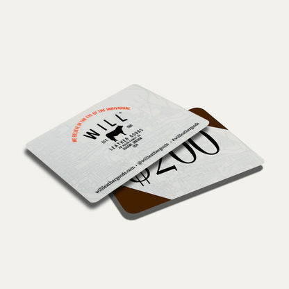 Will's Gift Card - Will Leather Goods