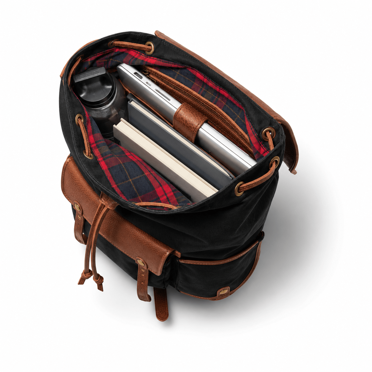 Lennon Canvas & Leather Backpack