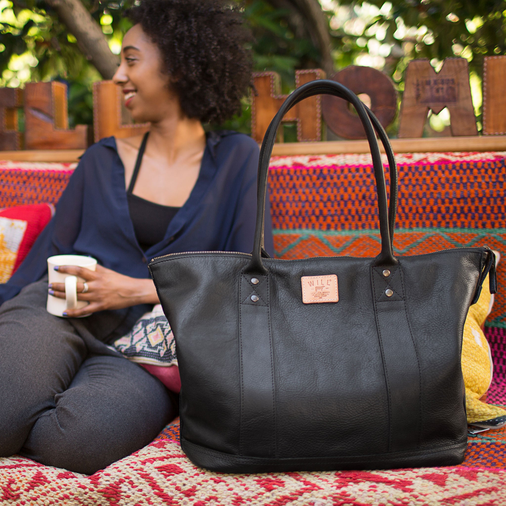 Twenty Four Seven Leather Tote – Will Leather Goods