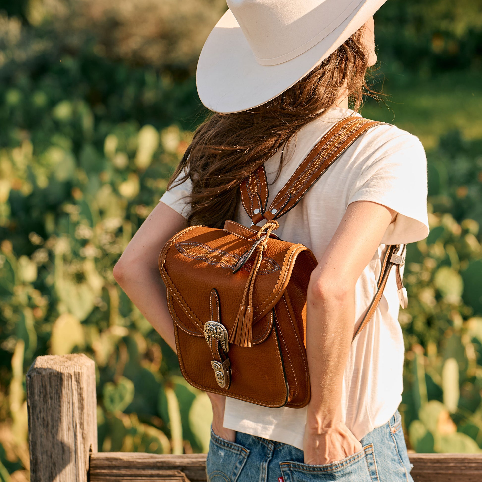 custom leather backpack purse in texas Handmade City Keep up with all of your essentials with this convenient and cute Monogrammed Backpack Purse Monserrat Hazelnut Engraved Leather Backpack