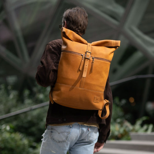 Roll Top Backpack - Will Leather Goods